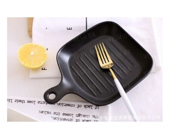 Товар распродан - Керамическая тарелка в виде квадратной сковородки "NewYork, черная 16см. - Тарелки, фото 2 Товар распродан - Керамическая тарелка в виде квадратной сковородки "NewYork, черная 16см. - Тарелки, фото 2