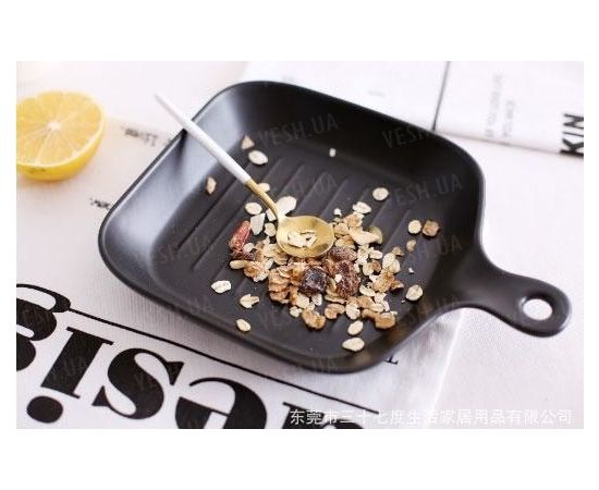 Товар распродан - Керамическая тарелка в виде квадратной сковородки "NewYork, черная 16см. - Тарелки, фото 3 Товар распродан - Керамическая тарелка в виде квадратной сковородки "NewYork, черная 16см. - Тарелки, фото 3