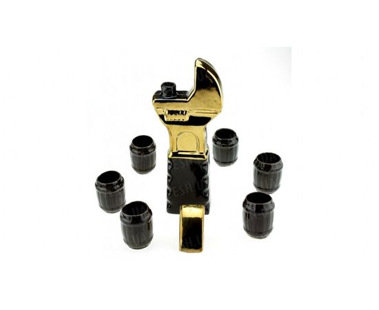 Товар распродан - Коньячный набор Гаечный ключ, 7 предметов, производство Украина, 528297380 - Бутылки фляги бутыли, фото 2