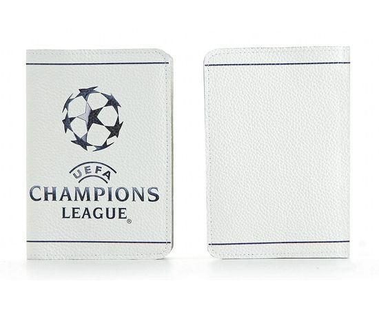 Товар распродан - Кожаная обложка на паспорт &quot;Лига Чемпионов&quot; - Обложки для документов, фото 2