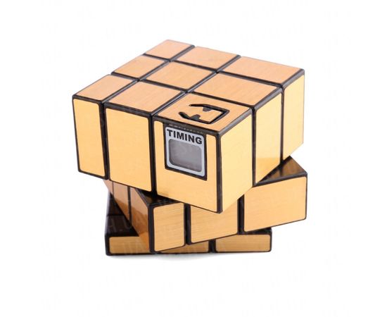Товар распродан - Кубик Рубика 3х3х3 со встроенным таймером золото - Развивающие игрушки, фото 3