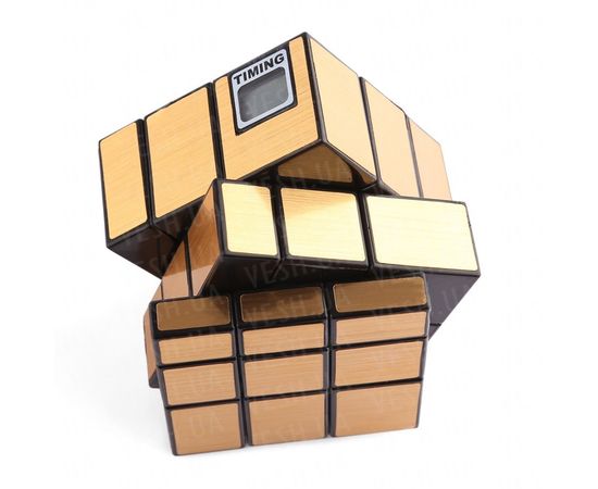 Товар распродан - Кубик Рубика 3х3х3 со встроенным таймером золото - Развивающие игрушки, фото 4