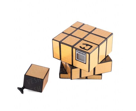 Товар распродан - Кубик Рубика 3х3х3 со встроенным таймером золото - Развивающие игрушки, фото 5
