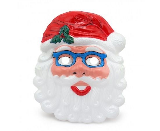 Товар распродан - Маска Детская Санта Клаус уп. 12 шт пластик - Карнавальные маски, фото 3