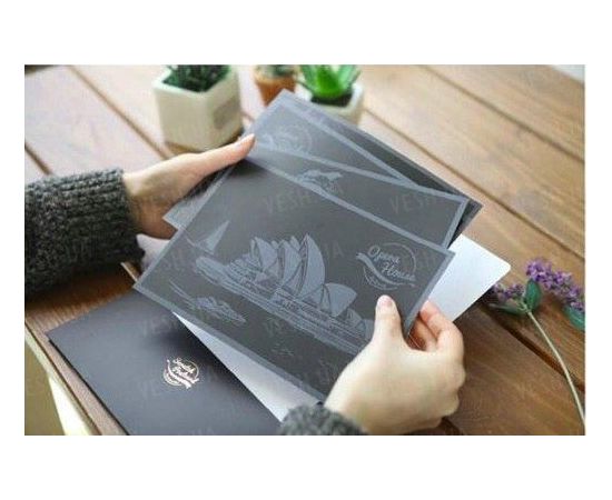 Товар распродан - Набор 4-х скретч-открыток Лондон - Открытки и подарочные конверты, фото 3