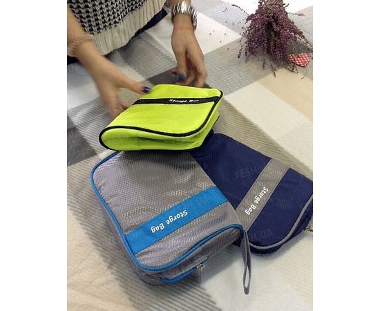Товар распродан - Органайзер-косметичка Storge bag.Салатовый - Тумбы для хранения, фото 3