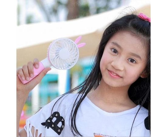 Товар распродан - Портативный вентилятор Ушки. Розовый - Вентиляторы, фото 3