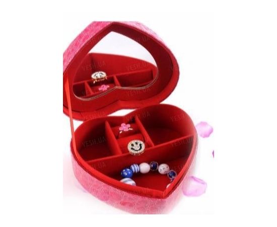 Товар распродан - Шкатулка для украшений в виде сердца. Фиолетовая - Футляры для драгоценностей, фото 3