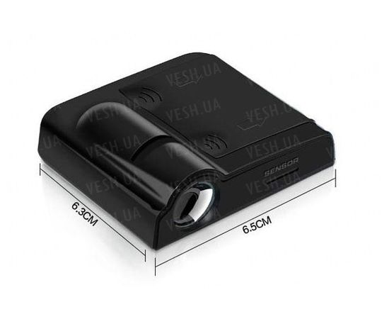 Товар распродан - Сенсорная подсветка на дверцу автомобиля. С проекцией VW #12 - Подсветка салона дверей днища, фото 2