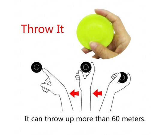 Товар распродан - Силиконовая летающая тарелка zip chip. - Волчки спиннеры, фото 2