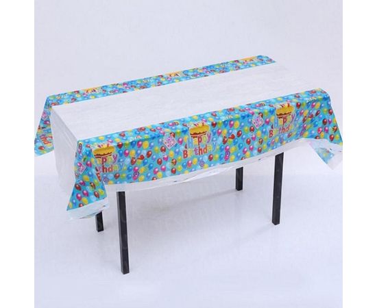 Товар распродан - Скатерть Happy Birthday (голубой) - Скатерти, фото 2