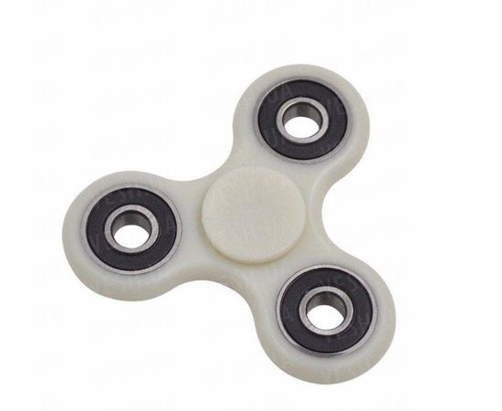 Товар распродан - Спиннер фосфорный с подшипниками светящийся. Серый - Волчки спиннеры, фото 2