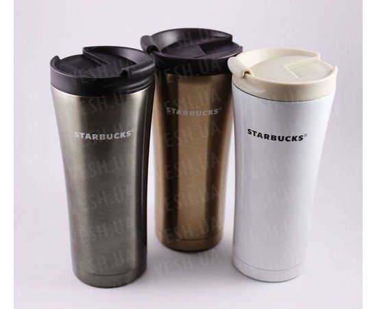 Товар распродан - Термокружка Starbucks Smart Cup Темное серебро - Термосы и термокружки, фото 3