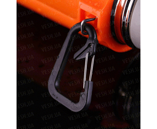 Товар распродан - Термос Passion с карабином 550 мл. Черный - Термосы, фото 2