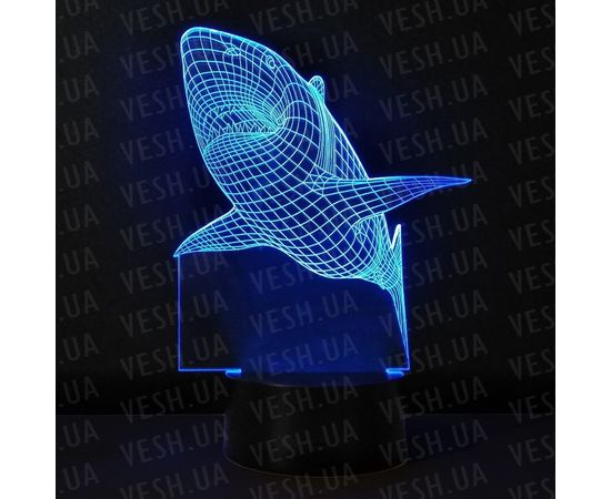 Товар распродан - 3D Светильник Акула - Детские светильники, фото 5 Товар распродан - 3D Светильник Акула - Детские светильники, фото 5