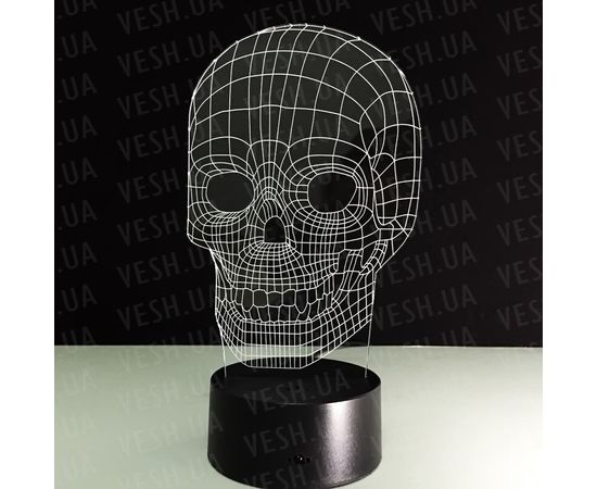 Товар распродан - 3D Светильник Череп - Детские светильники, фото 4 Товар распродан - 3D Светильник Череп - Детские светильники, фото 4