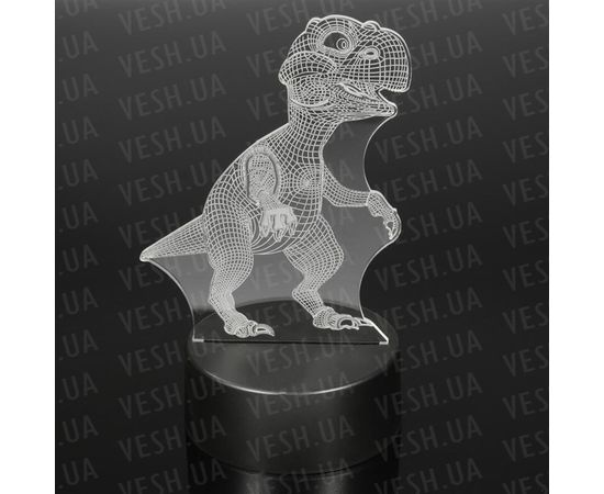 Товар распродан - 3D Светильник Динозавр - Детские светильники, фото 4