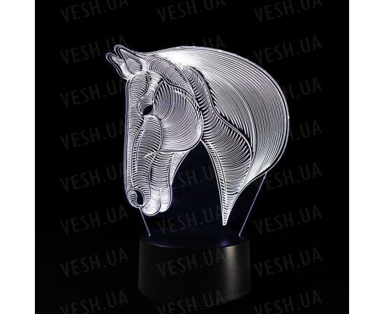Товар распродан - 3D Светильник Лошадь - Детские светильники, фото 4