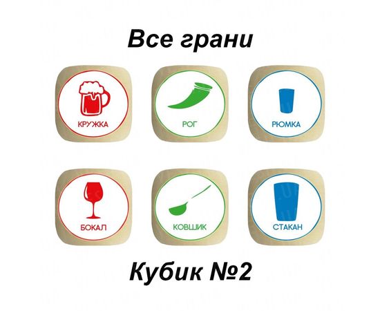 Товар распродан - Алко игра Застольные кубики - Наборы для бара, фото 2