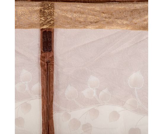 Товар распродан - Антимоскитные сетки (кофейный цвет c рисунком) на двери на магнитах. 90*210см. - Москитные пологи и сетки, фото 3