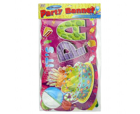 Товар распродан - Баннер Party Time - Аксессуары для праздника, фото 3 Товар распродан - Баннер Party Time - Аксессуары для праздника, фото 3