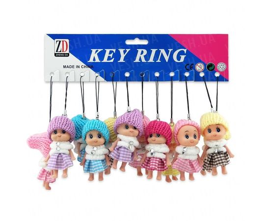 Товар распродан - Брелок Куколка в шапочке - Брелки, фото 2