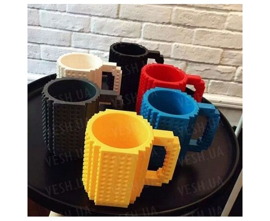 Товар распродан - Чашка конструктор Голубая - Конструкторы, фото 3