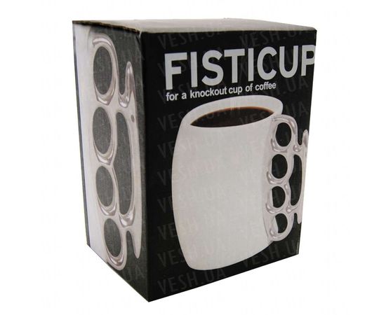 Товар распродан - Чашка с кастетом выпуклая черная - Чашки, фото 2