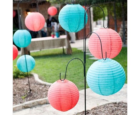 Товар распродан - Декор подвесной Шар 35 см малиновый - Аксессуары для праздника, фото 4