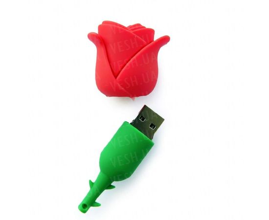 Товар распродан - Флешка 8 Gb силиконовая Роза - Флеш накопители, фото 2