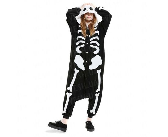 Товар распродан - Кигуруми Скелет М - Пижамы женские, фото 3