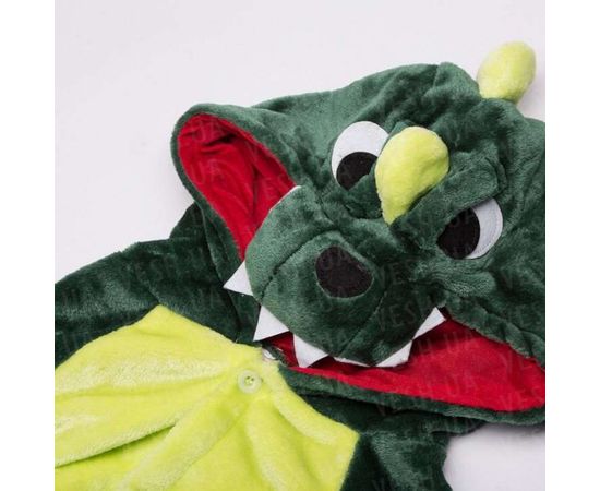Товар распродан - Кигуруми детский Динозавр зеленый 130 - Детские пижамы, фото 4