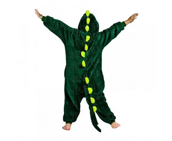 Товар распродан - Кигуруми детский Динозавр зеленый 130 - Детские пижамы, фото 5