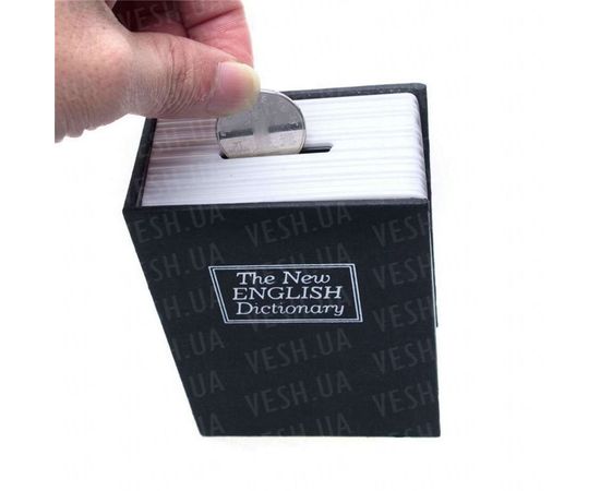 Товар распродан - Книга сейф 11 см Словарь черный - Кеш боксы, фото 5