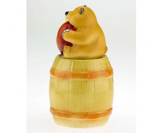 Товар распродан - Копилка Мишка с сердечком на бочке - Копилки, фото 2