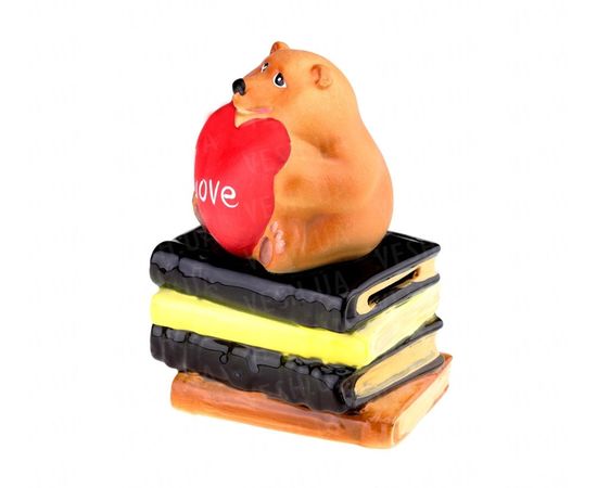 Товар распродан - Копилка Мишка с сердечком на книге - Копилки, фото 2