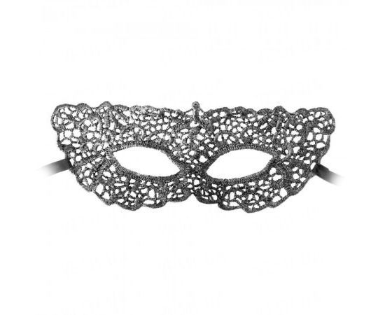 Товар распродан - Кружевная маска Леди серебро - Карнавальные маски, фото 3
