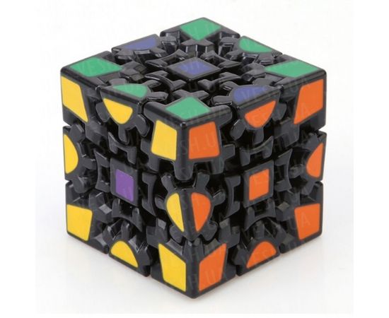 Товар распродан - Кубик Рубика 3х3х3 на шарнирах черный - Развивающие игрушки, фото 4
