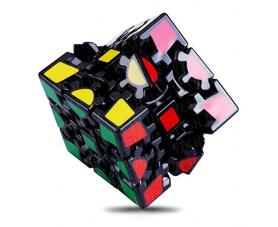 Товар распродан - Кубик Рубика 3х3х3 на шарнирах черный - Развивающие игрушки, фото 5