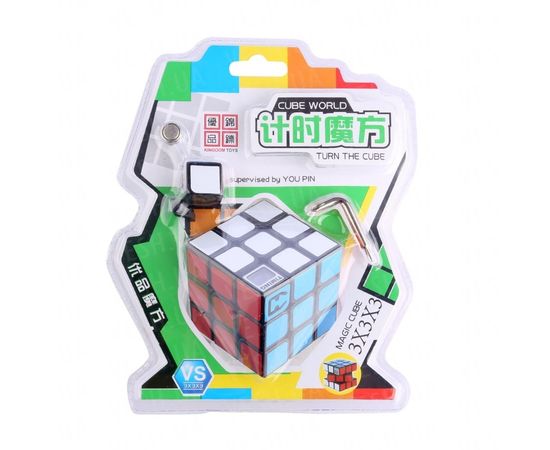 Товар распродан - Кубик Рубика 3х3х3 со встроенным таймером черный - Развивающие игрушки, фото 2