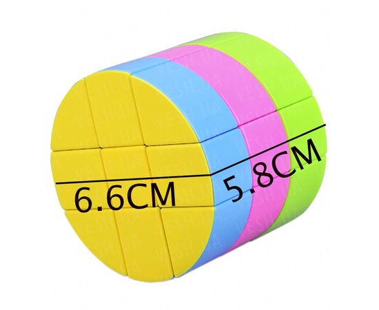 Товар распродан - Кубик рубика Цилиндр без наклеек - Развивающие игрушки, фото 2