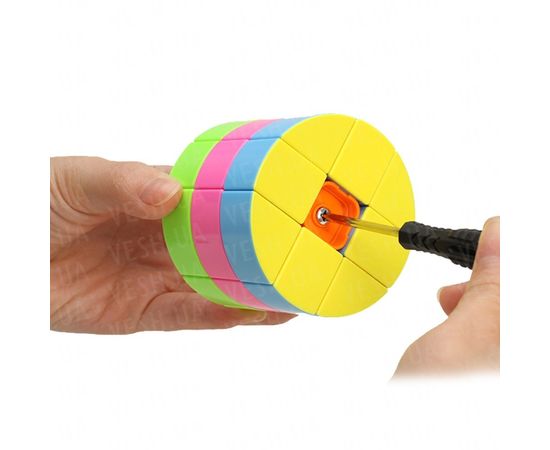 Товар распродан - Кубик рубика Цилиндр без наклеек - Развивающие игрушки, фото 3