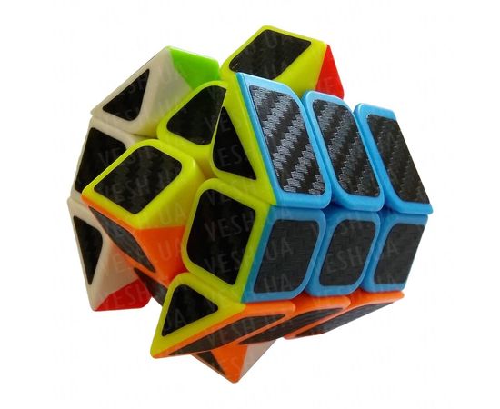 Товар распродан - Кубик рубика Цилиндр карбон - Развивающие игрушки, фото 3
