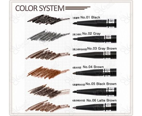 Товар распродан - LOVELY EYEBROW PENCIL(Карандаш для бровей) № 2 - Карандаши для бровей, фото 3