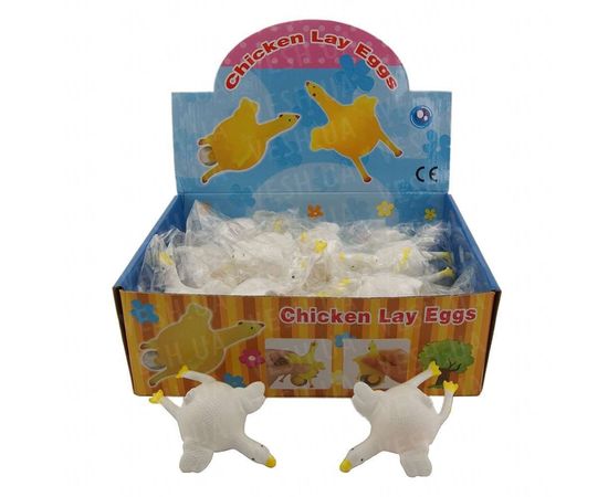 Товар распродан - Лизун с яйцом Гусь - Пластилин, фото 3