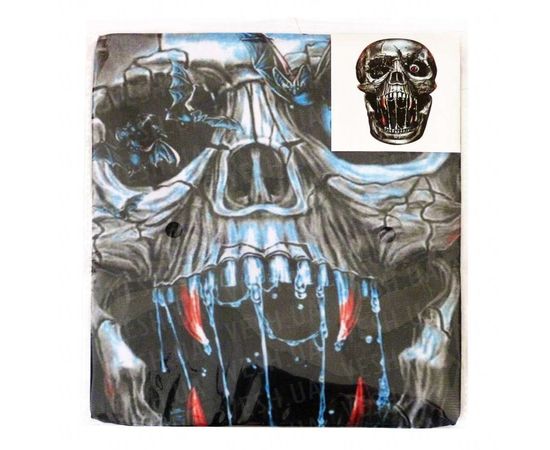 Товар распродан - Маска чулок Череп одноглазый - Карнавальные маски, фото 2