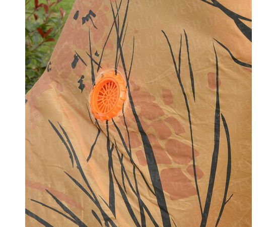 Товар распродан - Надувной костюм Тираннозавр коричневый - Карнавальные костюмы мужские, фото 4