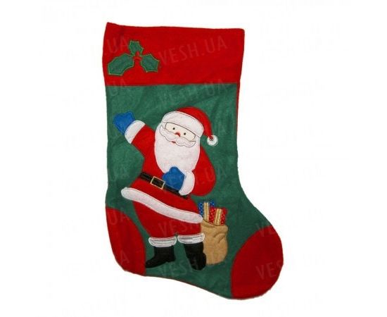 Товар распродан - Новогодний носок - Аксессуары для праздника, фото 2