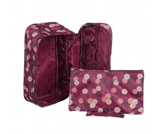 Товар распродан - Органайзер в дорогу Qianyecao Travel (Бордовый) - Тумбы для хранения, фото 2