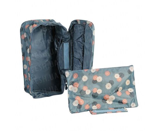 Товар распродан - Органайзер в дорогу Qianyecao Travel (Голубой в цветочки) - Тумбы для хранения, фото 2 Товар распродан - Органайзер в дорогу Qianyecao Travel (Голубой в цветочки) - Тумбы для хранения, фото 2